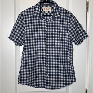 Men’s Penguin Short Sleeve Pocket Button Down